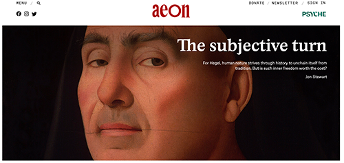Aeon article front page
